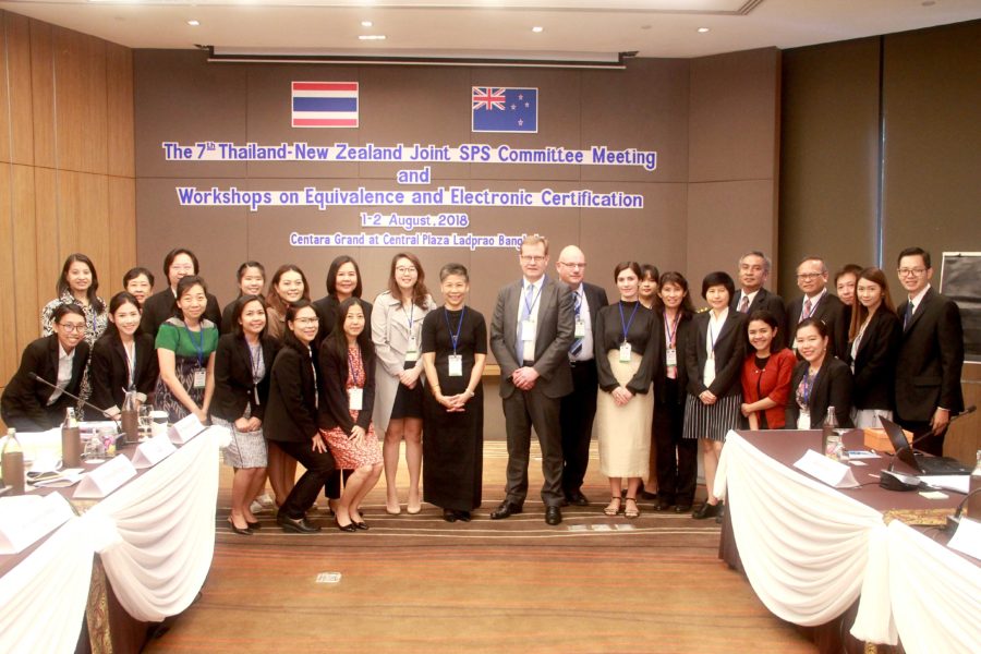 การประชุมร่วมด้านสุขอนามัยและสุขอนามัยพืชระหว่างไทย - นิวซีแลนด์ ครั้งที่ 7